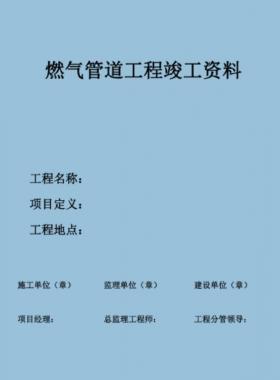 某燃?xì)夤境Ｒ?guī)燃?xì)夤こ炭⒐べY料新模板PDF格式（60頁(yè)）